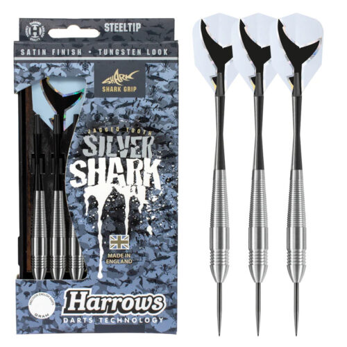Dart szett Harrows steel 23g Silver Shark