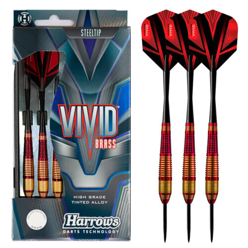 Dart szett Harrows steel Vivid piros 22gr R