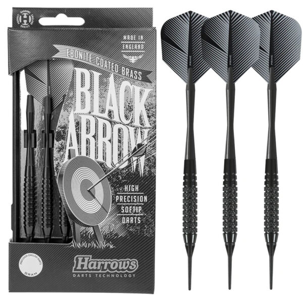 Dart szett Harrows soft Black Arrow
