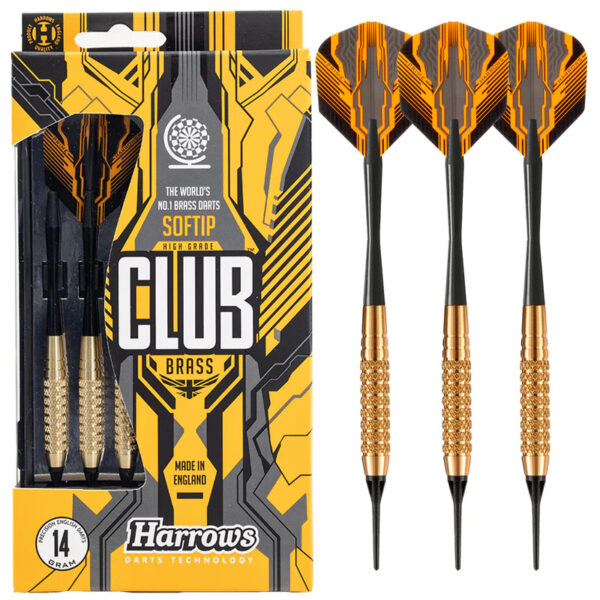 Dart szett Harrows soft Club Brass