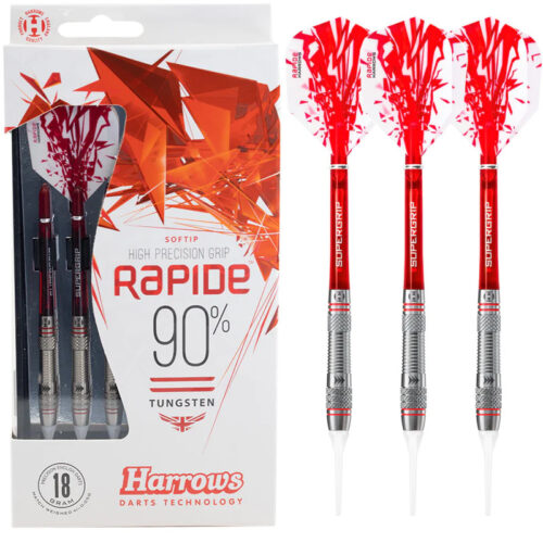 DART SZETT HARROWS SOFT 18G RAPIDE STYLE A gravírozással