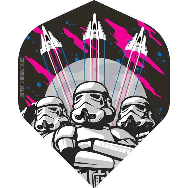 dart toll Original StormTrooper - Official Licensed - No2 - 3 Storm Troopers & 3 Space Crafts