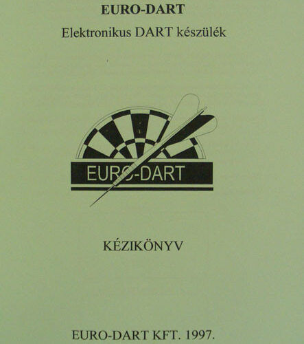 kezelési útmutató Euro-Dart géphez