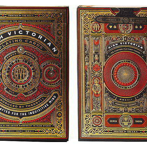 bűvészkártya Theory 11 High Victorian piros