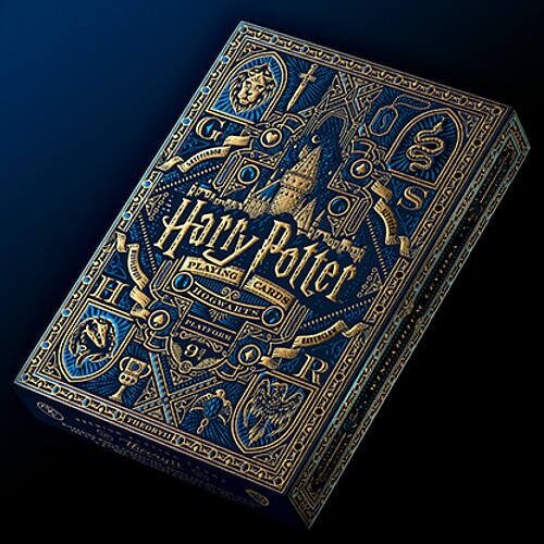 póker kártya Harry Potter (kék - Ravenclaw/Hollóhát) kártya