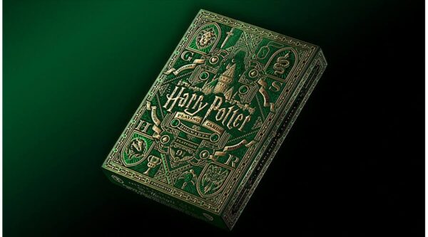 póker kártya Harry Potter (zöld - Slytherin/Mardekár) kártya