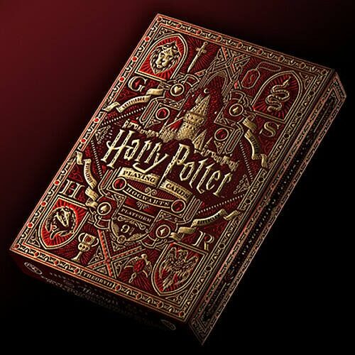 póker kártya Harry Potter (piros - Gryffindor/Griffendél) kártya