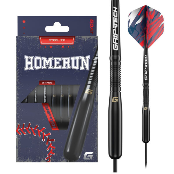 Darts szett GOAT steel Homerun Black Brass réz
