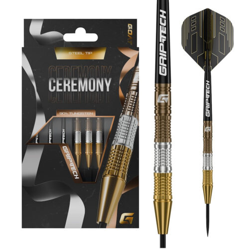 Darts szett GOAT steel Ceremony 22g 90% gravírozással