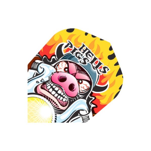 Dart toll Harrows Quadro "Hells Pigs"