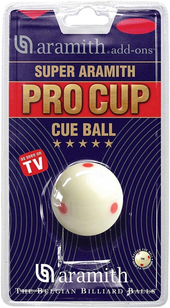 Snooker méretű pöttyös fehér golyó 52