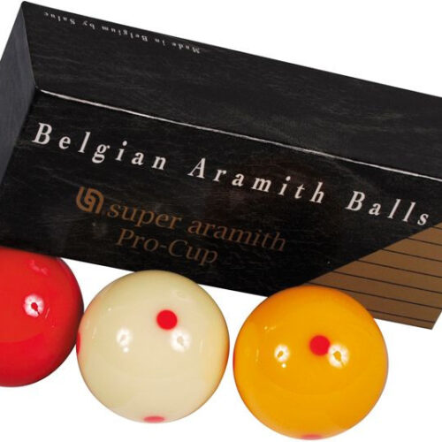 karambol golyókészlet Super Aramith 61.5mm Pro cup