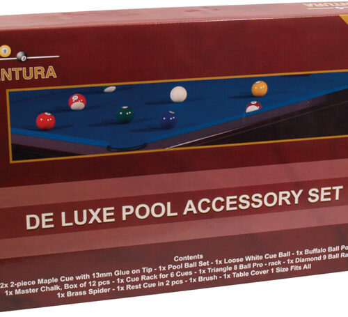 Ventura De Luxe pool biliárd kellékek készletben