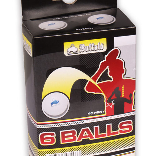 pingpong labda Buffalo TT celluloid mentes (6db)