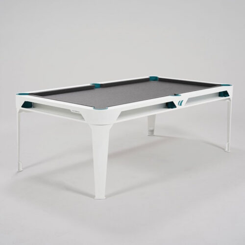 pool biliárdasztal kültéri Cornilleau Hyphen 7' fehér (étkező fedlappal)