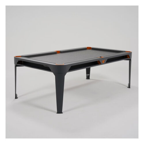pool biliárdasztal kültéri Cornilleau Hyphen 7' sötétszürke (étkező fedlappal)