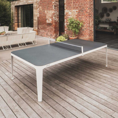 ping pong és étkező asztal kültéri Cornilleau Hyphen 7' fehér