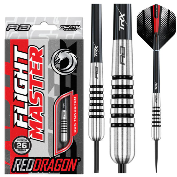 DART SZETT RED DRAGON STEEL TORPEDO 26g 80% gravírozással