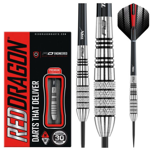 Red Dragon Sidewinder steel darts 30g 80% gravírozással