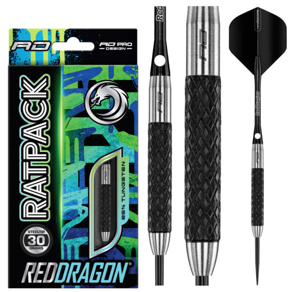 Dart szett Red Dragon steel Rat 1 30g gravírozással