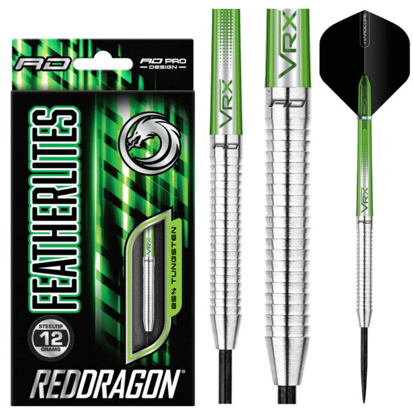 Dart szett Red Dragon steel Featherlite 2