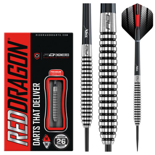 Dart szett Red Dragon steel Blue Fin