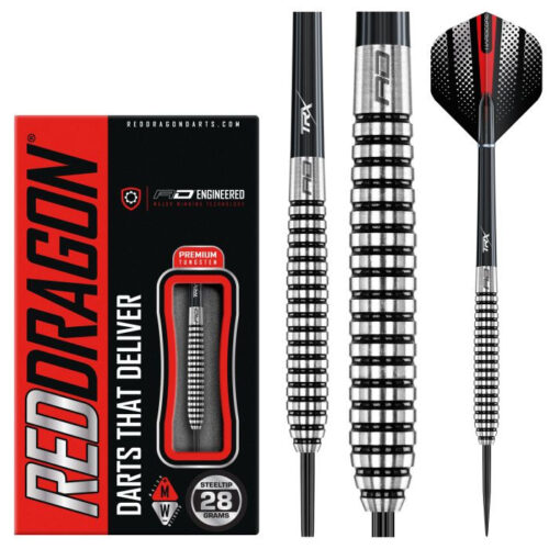 DART SZETT Red Dragon STEEL BLUE FIN 28g