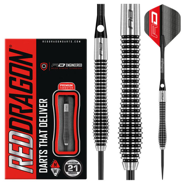 dart szett RED DRAGON LETHAL MAGIC STEEL 21g 85% gravírozással