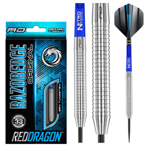 DART SZETT RED DRAGON STEEL RAZOR EDGE