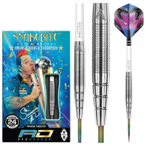 Dart szett Red Dragon steel Peter Wright Snakebite PL15