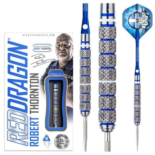 Dart szett Red Dragon steel Robert Thornton 24g 95% gravírozással