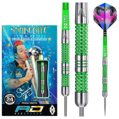 Dart szett Red Dragon steel Peter Wright Snakebite Mamba 24g