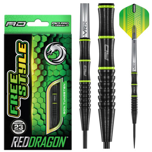 Dart szett Red Dragon steel Freestyle 23g gravírozással