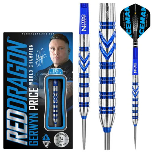 Dart szett Red Dragon steel Gerwyn Price 24g 90% gravírozással