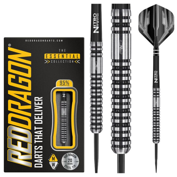 Dart szett Red Dragon steel Dragonfly 3 95% 20g gravírozással