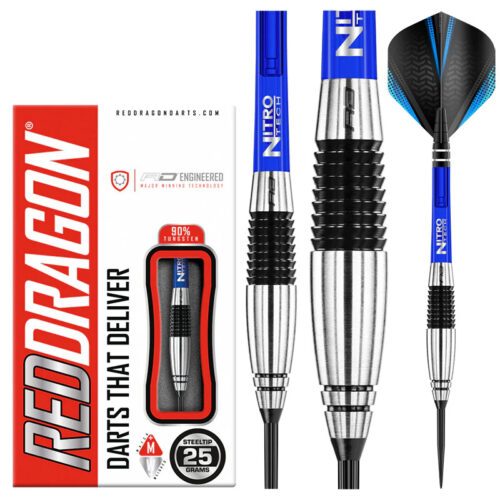 DART SZETT RED DRAGON STEEL CYCLONE 25g gravírozással