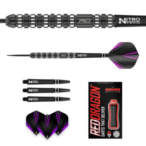 Dart szett Red Dragon steel Rouge 22g gravírozással