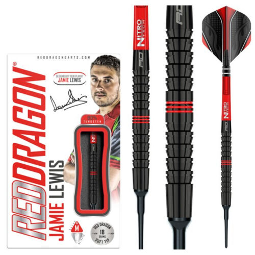 Dart szett Red Dragon Jamie Lewis Soft 20g gravírozással