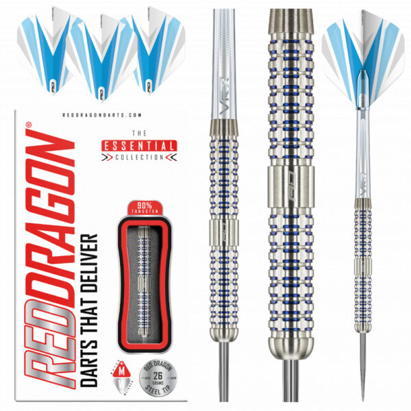 Dart szett Red Dragon steel Evoke 26g 90% gravírozással