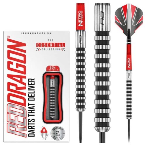 Red Dragon Javelin Black steel darts 24g