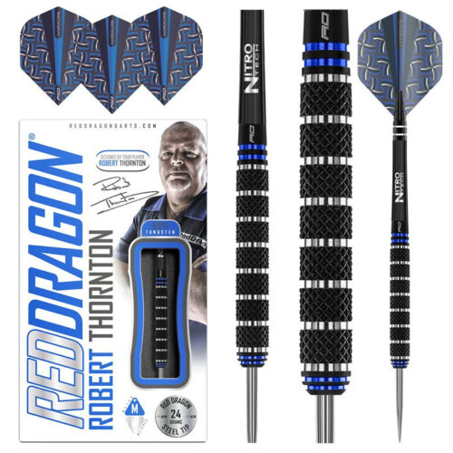 Red Dragon Robert Thornton SE steel darts 24g 95% gravírozással
