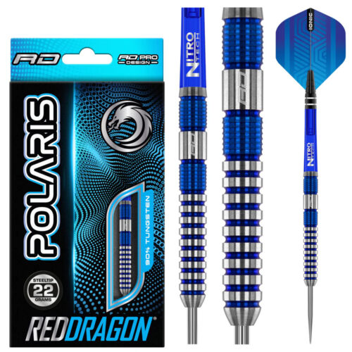 Red Dragon Polaris steel darts 22g 90% gravírozással