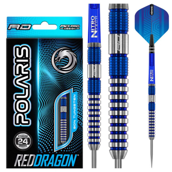 Dart szett Red Dragon steel Polaris