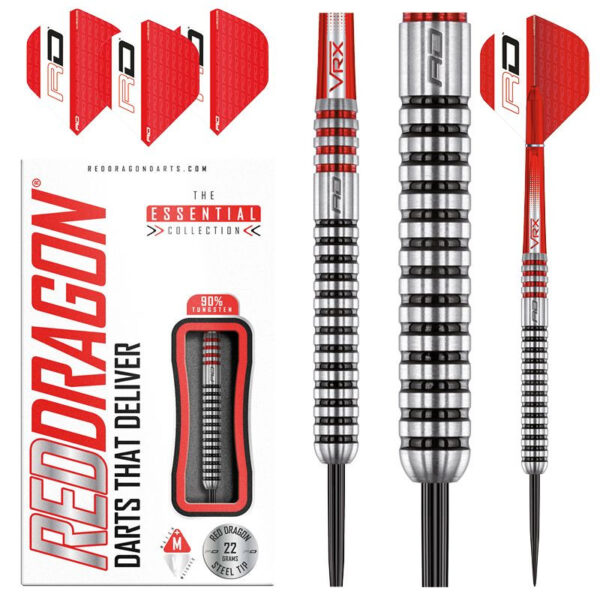 Red Dragon GT3'S steel darts 22g 90% gravírozással