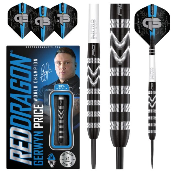 Dart szett Red Dragon steel Gerwyn Price World Championship Special Edition 24g