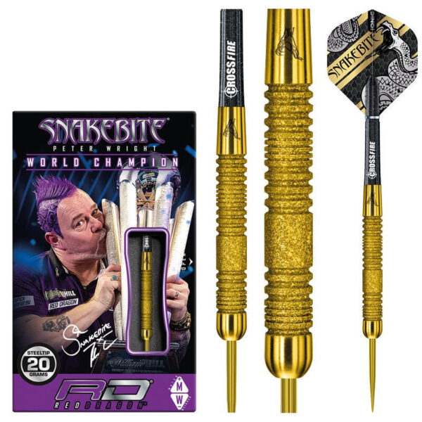 Dart szett Red Dragon steel Peter Wright Euro11 Element Gold PC 20g