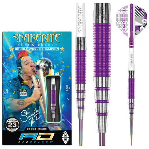 Dart szett Red Dragon steel Peter Wright PL15 Medusa