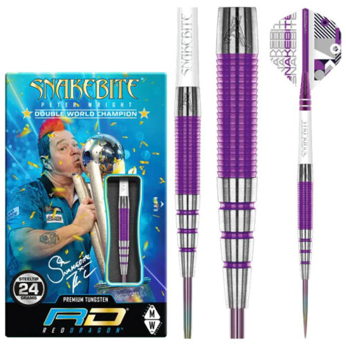 Dart szett Red Dragon steel Peter Wright PL15 Medusa