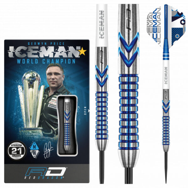 Dart szett Red Dragon steel Gerwyn Price Iceman Contour