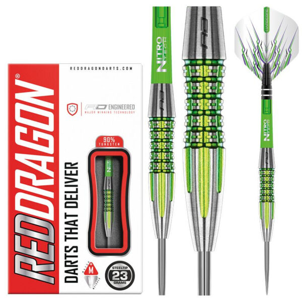 Dart szett Red Dragon steel Fusion Plus 90% 23g gravírozással